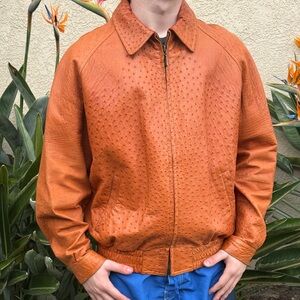 Mint Bernini Beverly Hills full-Quill Ostrich Jacket – made in Italy